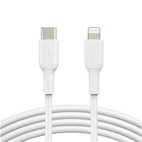 Câble USB-C vers Lightning Belkin CAA003BT1MWH 1 m