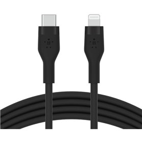 Câble USB-C vers Lightning Belkin CAA009BT1MBK 1 m