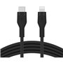 Câble USB-C vers Lightning Belkin CAA009BT1MBK 1 m