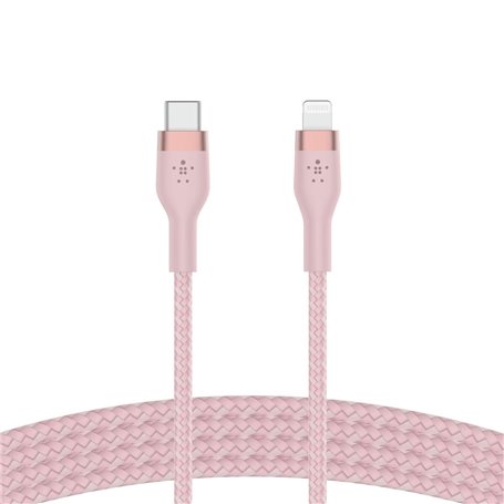 Câble USB-C vers Lightning Belkin CAA011BT1MPK 1 m Rose