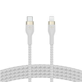 Câble USB-C vers Lightning Belkin CAA011BT1MWH 1 m Blanc