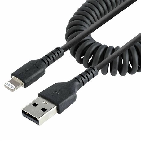 Câble USB vers Lightning Startech RUSB2ALT1MBC Noir 1 m