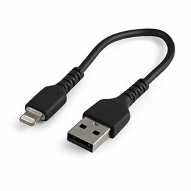 Câble USB vers Lightning Startech RUSBLTMM15CMB Noir 15 cm