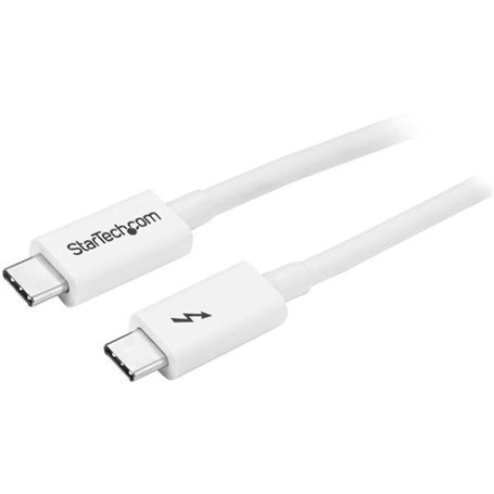 Câble Thunderbolt 3 Startech TBLT3MM1MW 1 m Blanc