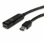 Câble USB Startech USB3AAEXT3M USB A Noir 3 m