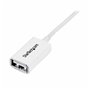 Câble USB Startech USBEXTPAA3MW         USB A Blanc