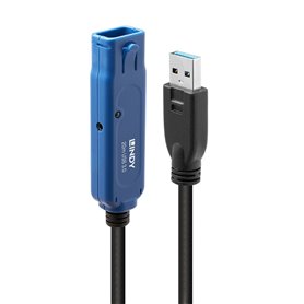 Câble USB 3.0 LINDY Noir 20 m