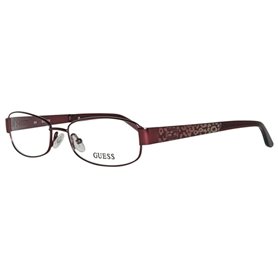 Monture de Lunettes Femme Guess GU2392-PNK-53 (ø 53 mm) Rouge (ø 53 mm