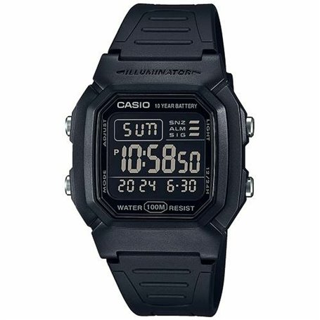 Montre Homme Casio W-800H-1BVES Noir (Ø 37 mm)