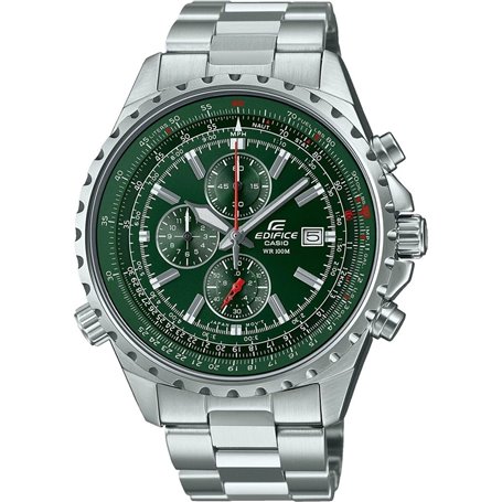 Montre Homme Casio EF-527D-3AVUEF Vert Argenté (Ø 45 mm)