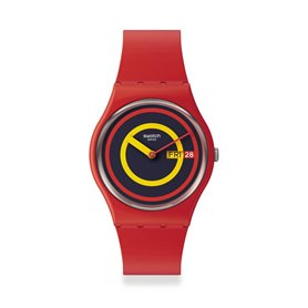 Montre Homme Swatch CONCENTRIC RED (Ø 34 mm)