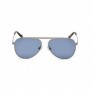 Lunettes de soleil Unisexe WEB EYEWEAR WE0206-08V Bleu Argenté (ø 58 m