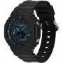 Montre Homme Casio G-Shock OAK - NEON BLUE INDEX Noir (Ø 45 mm)