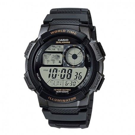 Montre Unisexe Casio WORLD TIME ILLUMINATOR (48 mm)