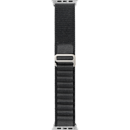 Bracelet Boucle alpine pour Apple Watch 42-44-45-49mm Noir Bigben