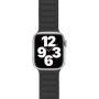Bracelet Cuir pour Apple Watch 38-40-41mm Noir/Marron Bigben