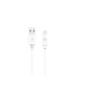 Câble USB A/Lightning 1,2m Blanc - 2.4A Bigben