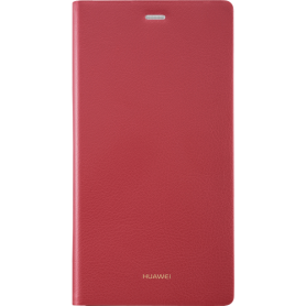 Etui folio rouge Huawei pour P8