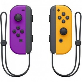 Paire de manettes Joy-Con Violet Néon & Orange Néon | Nintendo Switch