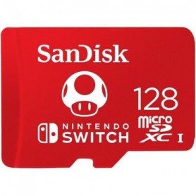 SanDisk Carte mémoire flash 128 Go UHS-I U3 microSDXC UHS-I pour Ninte