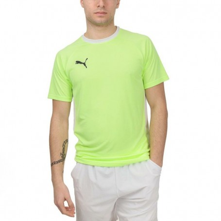 T-Shirt à manches courtes homme TEAM LIGA Puma 931832 01 Padel Jaune