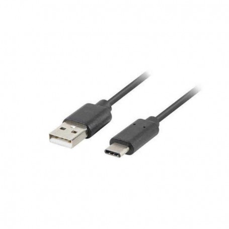 Câble USB A 2.0 vers USB C Lanberg Noir 1 m