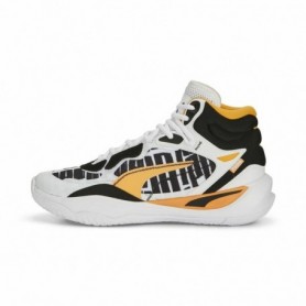 Chaussures de Basket-Ball pour Adultes Puma Playmaker Pro Mid Blanc 42.5