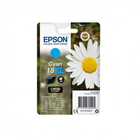 EPSON Cartouche T1812 - Pâquerette - Cyan XL 28,99 €