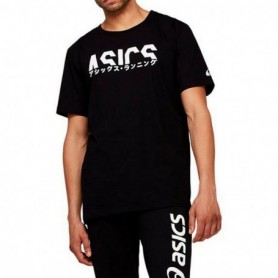T-shirt à manches courtes homme Asics Katakana Noir S