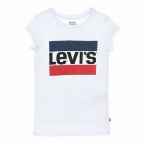 T-shirt à manches courtes enfant Levi's Sportswea Blanc 14 ans