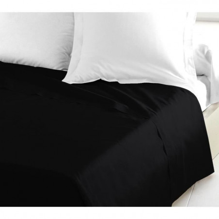 LOVELY HOME Drap Plat 100% coton 240x300 cm noir 27,99 €