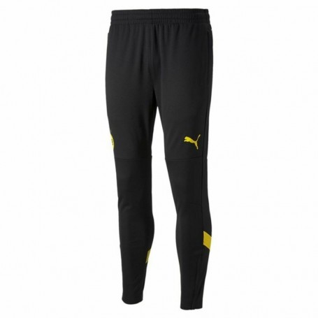 Pantalon de Survêtement pour Adultes Puma Borussia Dortmund Noir Footb S
