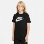 T shirt à manches courtes Enfant Nike Sportswear Noir
