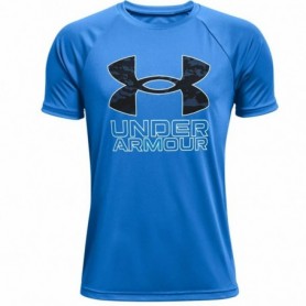 T-shirt à manches courtes enfant Under Armour Tech Hybrid Bleu S