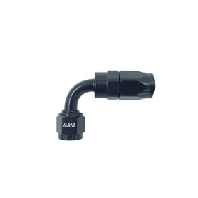 Raccord Mraz OCC9070-12-06-BK AN6 ( 9/16 x 18 UNF)  Noir 90º