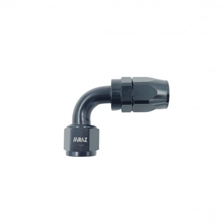 Raccord Mraz OCC9070-12-10-BK AN10 ( 7/8 x 14 UNF)  Noir 90º