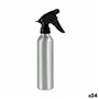 Bouteille Pulvérisatrice Noir Argenté Aluminium 300 ml (24 Unités)