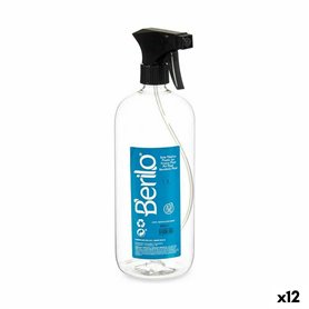 Bouteille Pulvérisatrice Noir Transparent Plastique 1 L (12 Unités)