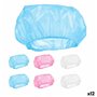 Bonnet de Douche Lot Multicouleur 28 cm Plastique (12 Unités)