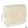 Éponge Corporelle Blanc Beige 11 x 16,5 x 3 cm (24 Unités)