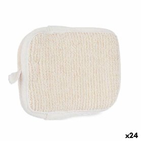 Gant de toilette Blanc Beige (24 Unités)