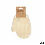 Gant de toilette Blanc Beige (24 Unités)