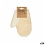 Gant de toilette Blanc Beige (24 Unités)