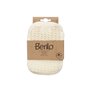 Gant de toilette Blanc Beige (24 Unités)