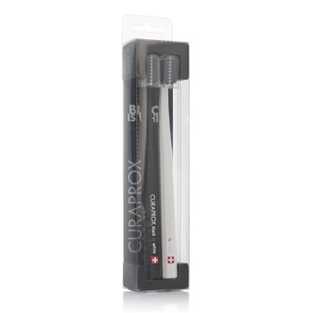 Brosse à Dents Curaprox 5460 Blanc/Noir 2 Unités
