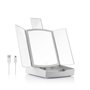 Miroir LED Pliable avec Organisateur de Maquillage 3-en-1 Panomir Inno