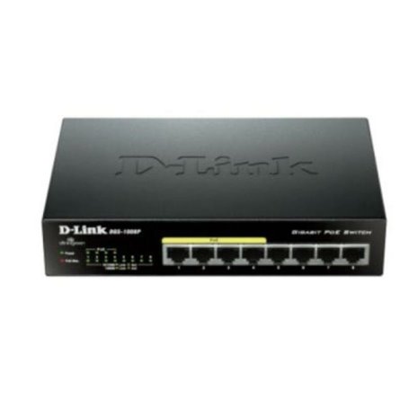 Switch D-Link DGS-1008P 8 p 10 / 100 / 1000 Mbps