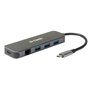 Hub USB D-Link DUB-2334 Gris