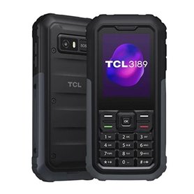 Téléphone portable pour personnes âgées TCL 3189 2,4" Gris Noir/Gris