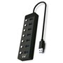 Hub USB Ewent EW1147 Noir